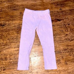 Lilac leggings size 2t cotton